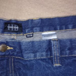 Two pairs Harbor Bay relaxed fit dark denim jeans